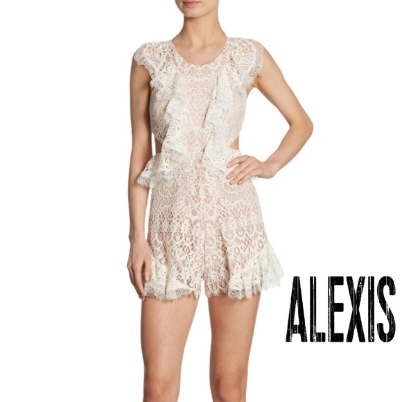Alexis Other - 🌿Final Price! NWT {Rare} ALEXIS Ivory Lace Romper